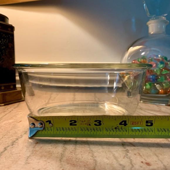 Pyrex Round Clear Glass 5 Cup Casserole Dish - Picture 10 of 10